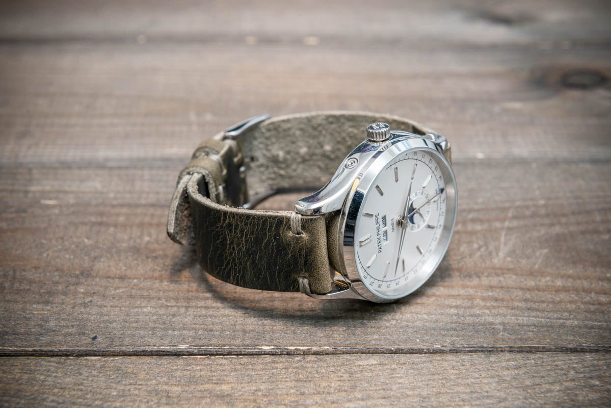 Badalassi wax Grey watch strap
