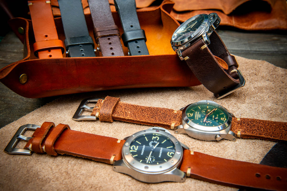 Thickness 3,5 - 4 mm leather watch straps