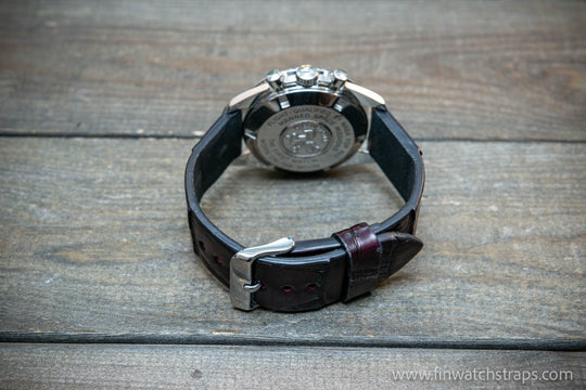 Watch strap, watch band, leather watch strap, leather watch band, finwatchstraps