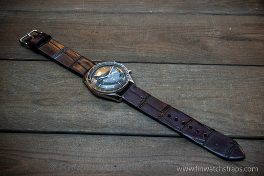 Watch strap, watch band, leather watch strap, leather watch band, finwatchstraps