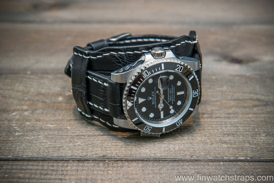 Watch strap, watch band, leather watch strap, leather watch band, finwatchstraps
