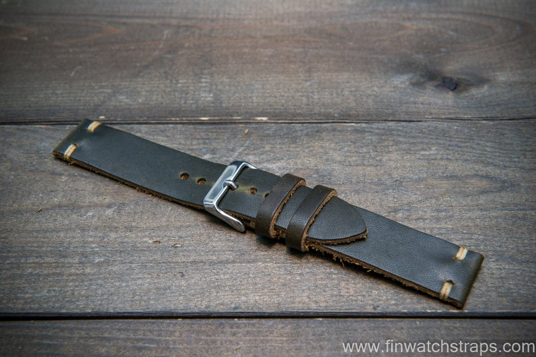 Watch strap, watch band, leather watch strap, leather watch band, finwatchstraps
