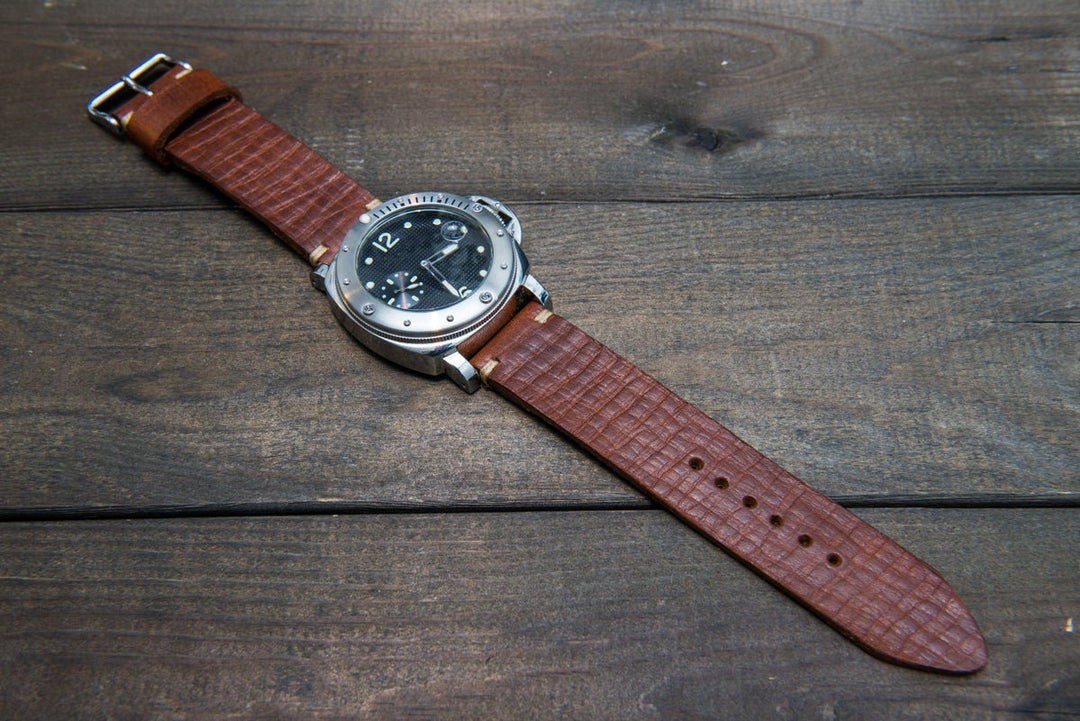 Watch strap, watch band, leather watch strap, leather watch band, finwatchstraps