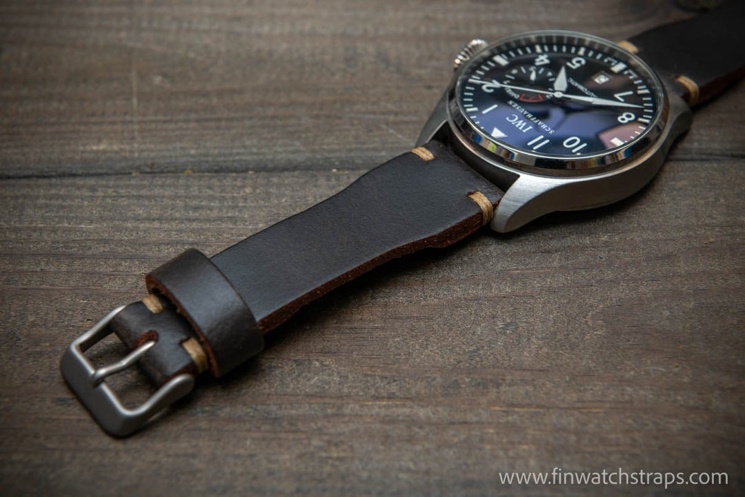 Watch strap, watch band, leather watch strap, leather watch band, finwatchstraps