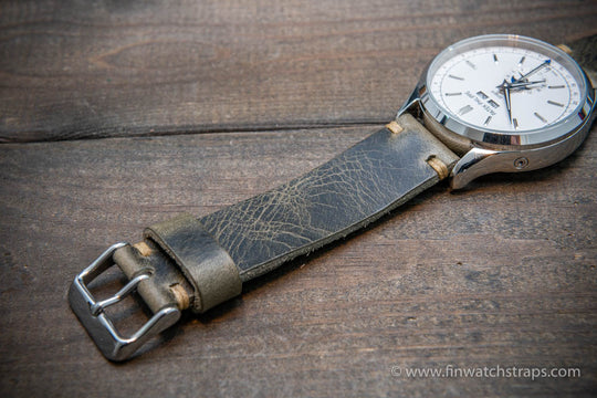 Watch strap, watch band, leather watch strap, leather watch band, finwatchstraps