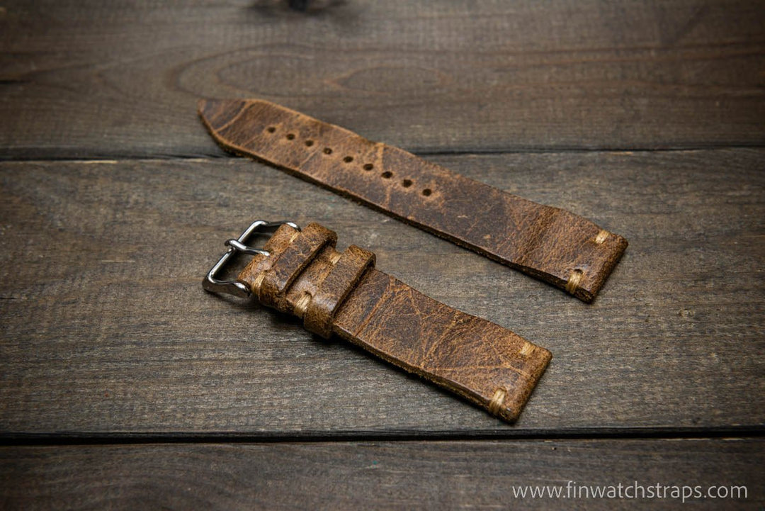 Watch strap, watch band, leather watch strap, leather watch band, finwatchstraps