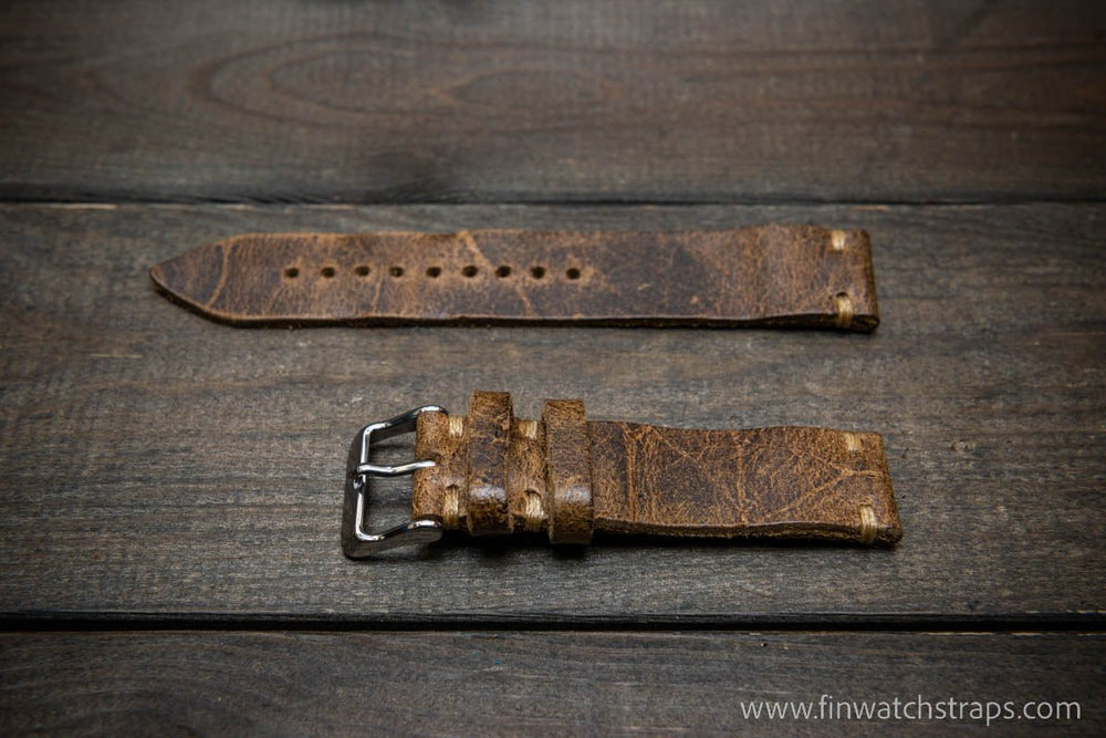 Watch strap, watch band, leather watch strap, leather watch band, finwatchstraps