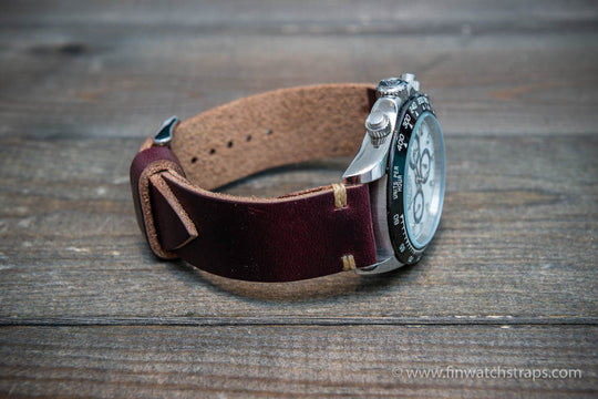 Watch strap, watch band, leather watch strap, leather watch band, finwatchstraps