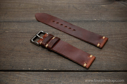 Watch strap, watch band, leather watch strap, leather watch band, finwatchstraps