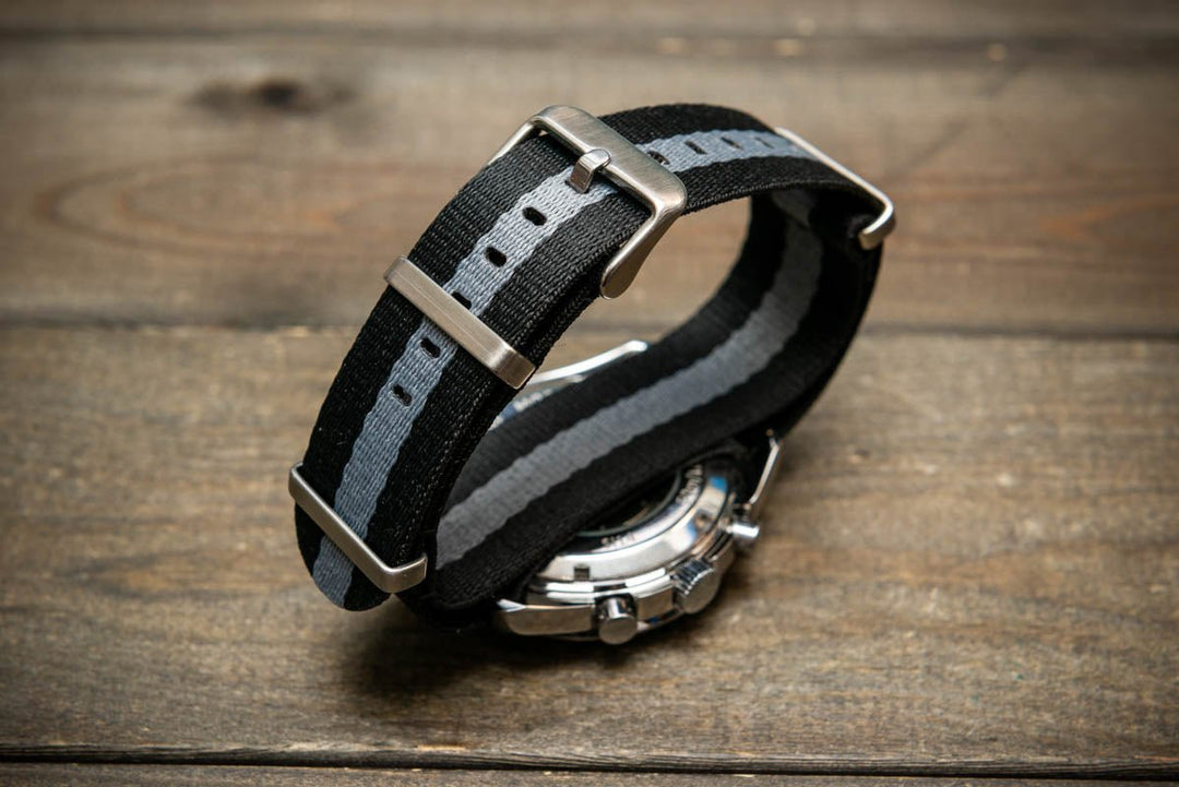 Military Nylon Watch Strap, Army Style Single Pass Watch Band by FinWatchStraps®,watch lugs 20 mm,22 mm. - finwatchstraps