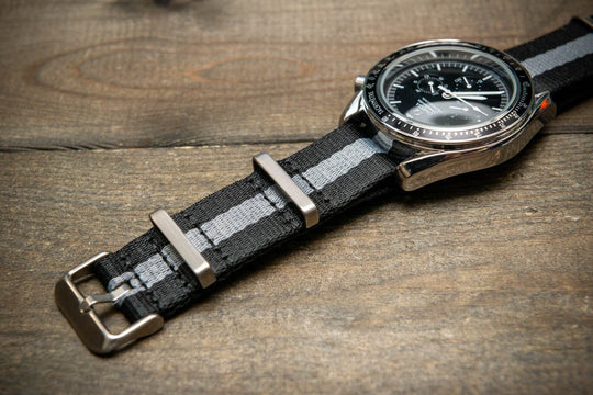 Military Nylon Watch Strap, Army Style Single Pass Watch Band by FinWatchStraps®,watch lugs 20 mm,22 mm. - finwatchstraps