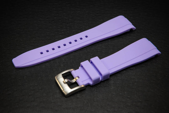 MoonSwatch Luxury Watch Strap, Waterproof watch strap, fluororubber (FKM) watch band, premium quality, for sports, width: 18, 20, 21, 22 mm. - finwatchstraps