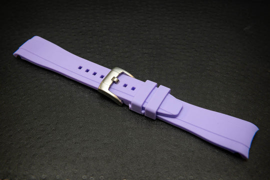 MoonSwatch Luxury Watch Strap, Waterproof watch strap, fluororubber (FKM) watch band, premium quality, for sports, width: 18, 20, 21, 22 mm. - finwatchstraps