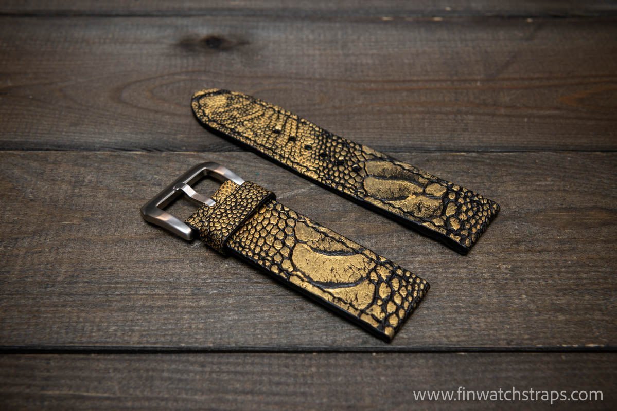 Watch strap, watch band, leather watch strap, leather watch band, finwatchstraps