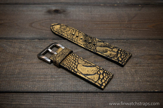 Watch strap, watch band, leather watch strap, leather watch band, finwatchstraps