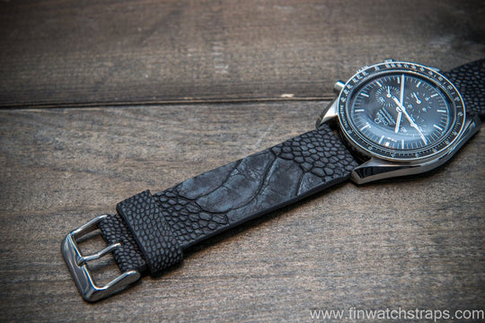Watch strap, watch band, leather watch strap, leather watch band, finwatchstraps