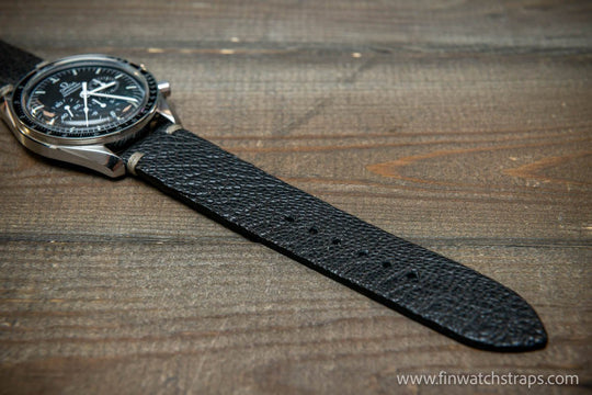Ostrich legs leather watch strap - finwatchstraps