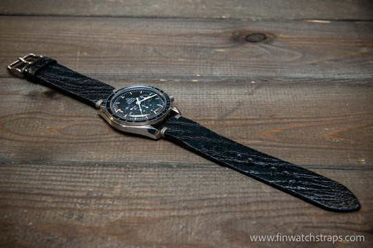 Ostrich legs leather watch strap - finwatchstraps