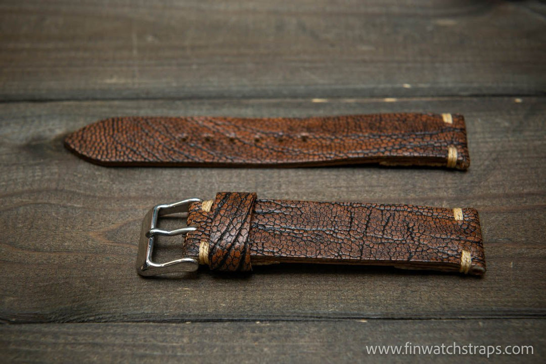 Watch strap, watch band, leather watch strap, leather watch band, finwatchstraps