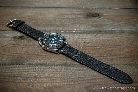 Ostrich legs leather watch strap - finwatchstraps