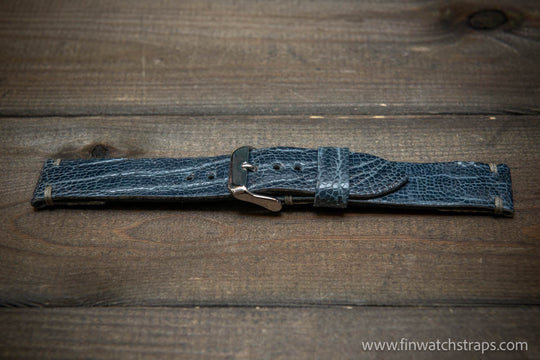 Ostrich legs leather watch strap - finwatchstraps