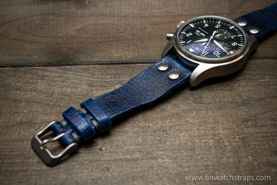 Watch strap, watch band, leather watch strap, leather watch band, finwatchstraps