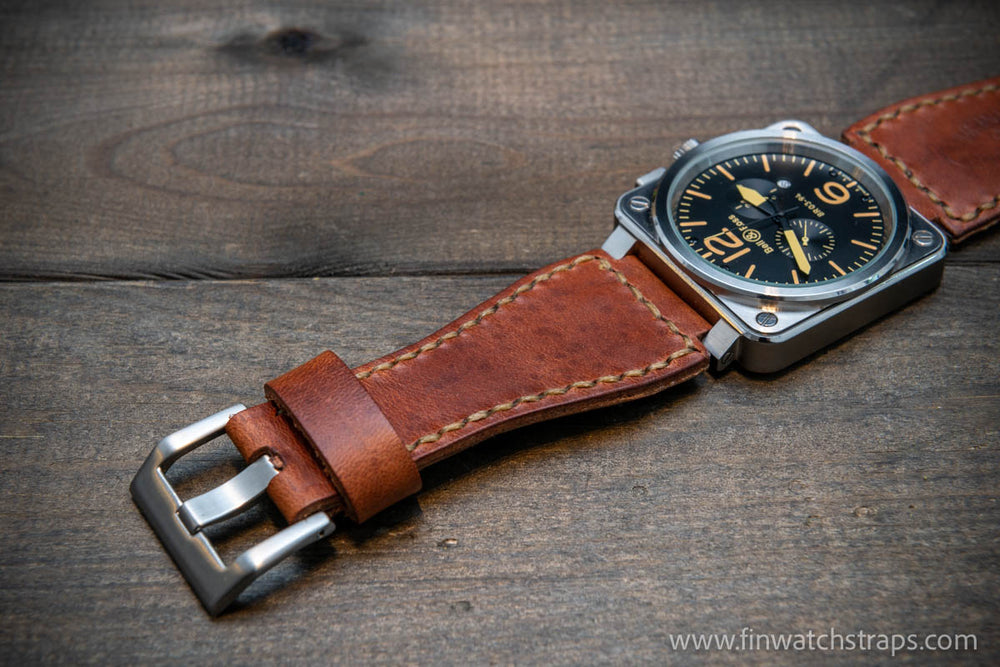 Watch strap, watch band, leather watch strap, leather watch band, finwatchstraps