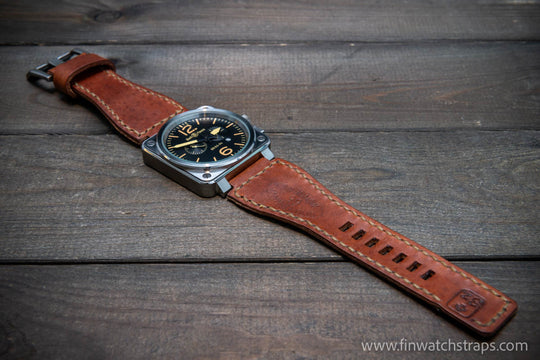 Watch strap, watch band, leather watch strap, leather watch band, finwatchstraps