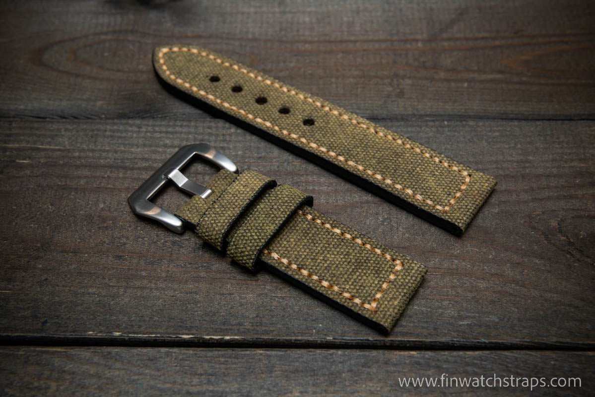 Watch strap, watch band, leather watch strap, leather watch band, finwatchstraps