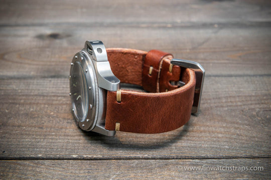 Watch strap, watch band, leather watch strap, leather watch band, finwatchstraps