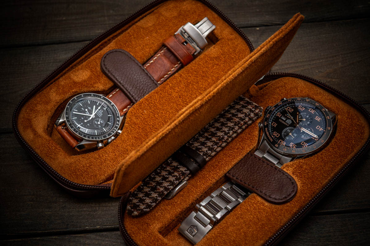 Milano Duo Travel Watch Case Collection