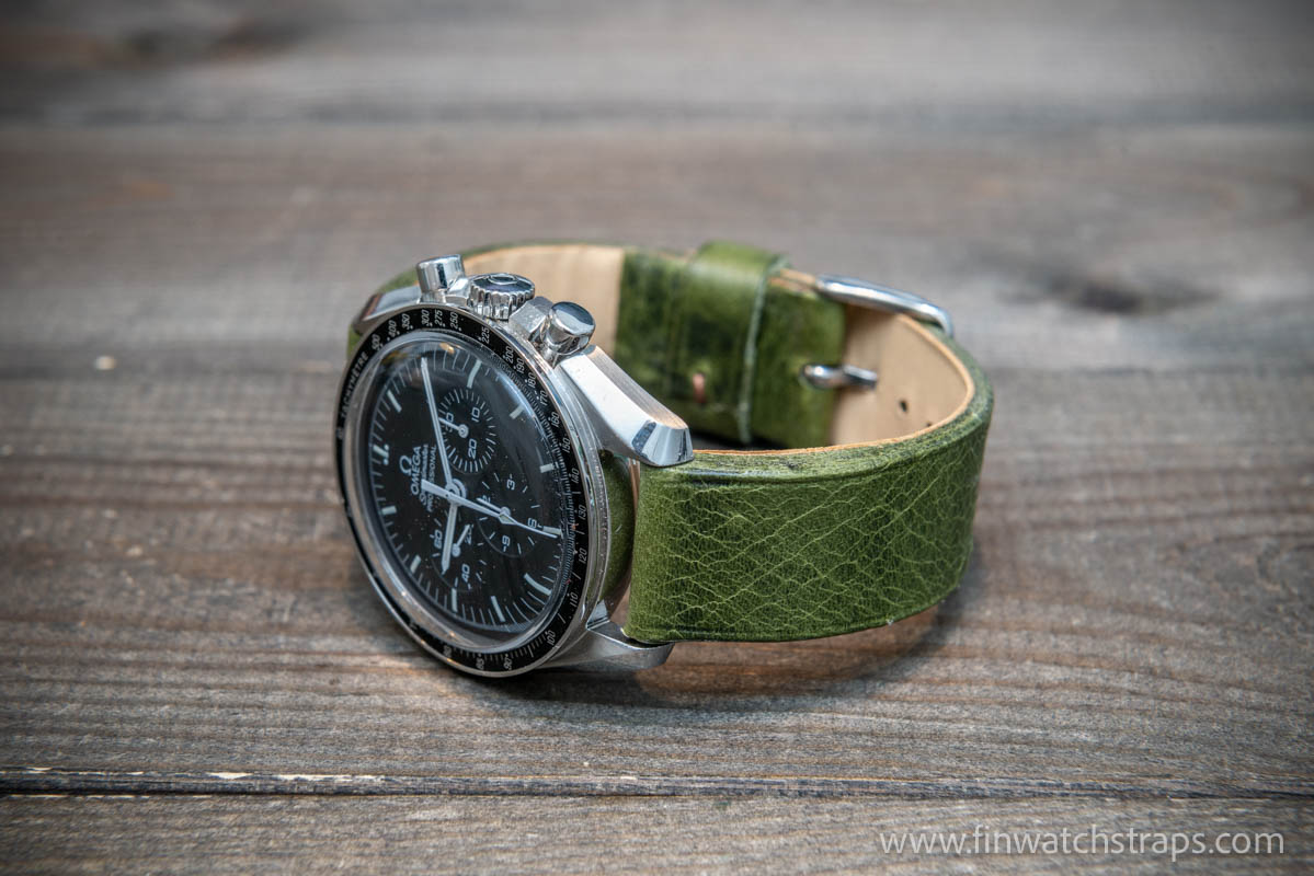 Badalassi Olive Waxed - finwatchstraps