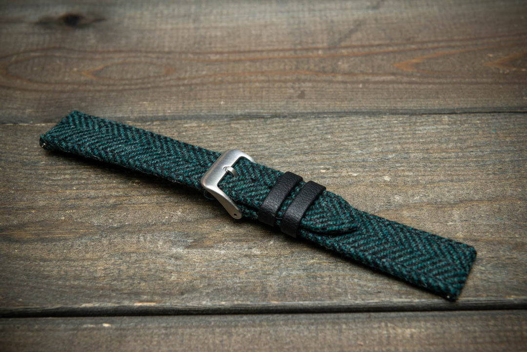 Pine Shadow HARRIS TWEED® Strap – Authentic Scottish Design