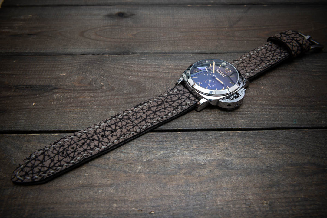 Stone Ridge Bison Leather Watch Strap