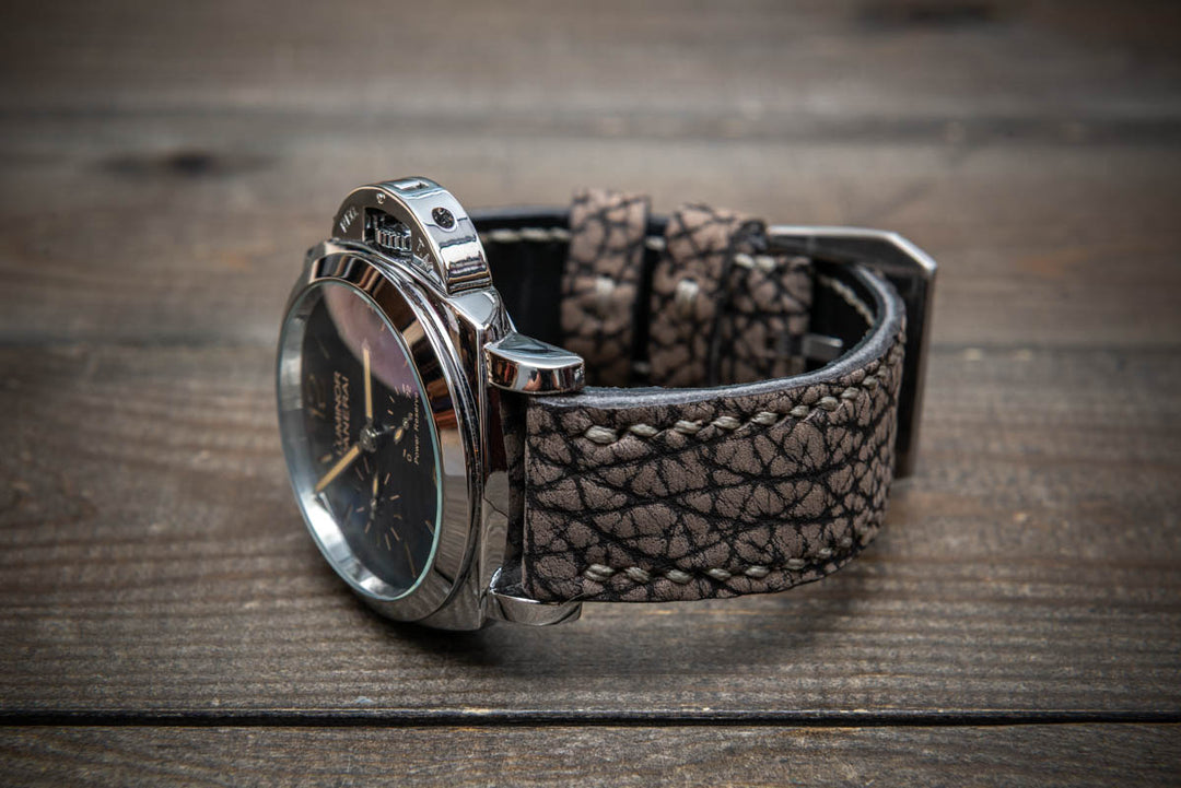Stone Ridge Bison Leather Watch Strap