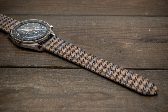 Hebridean Sand Check – HARRIS TWEED® Watch Strap