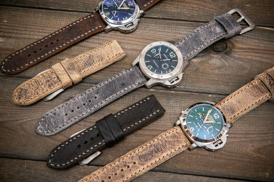 Watch strap, watch band, leather watch strap, leather watch band, finwatchstraps