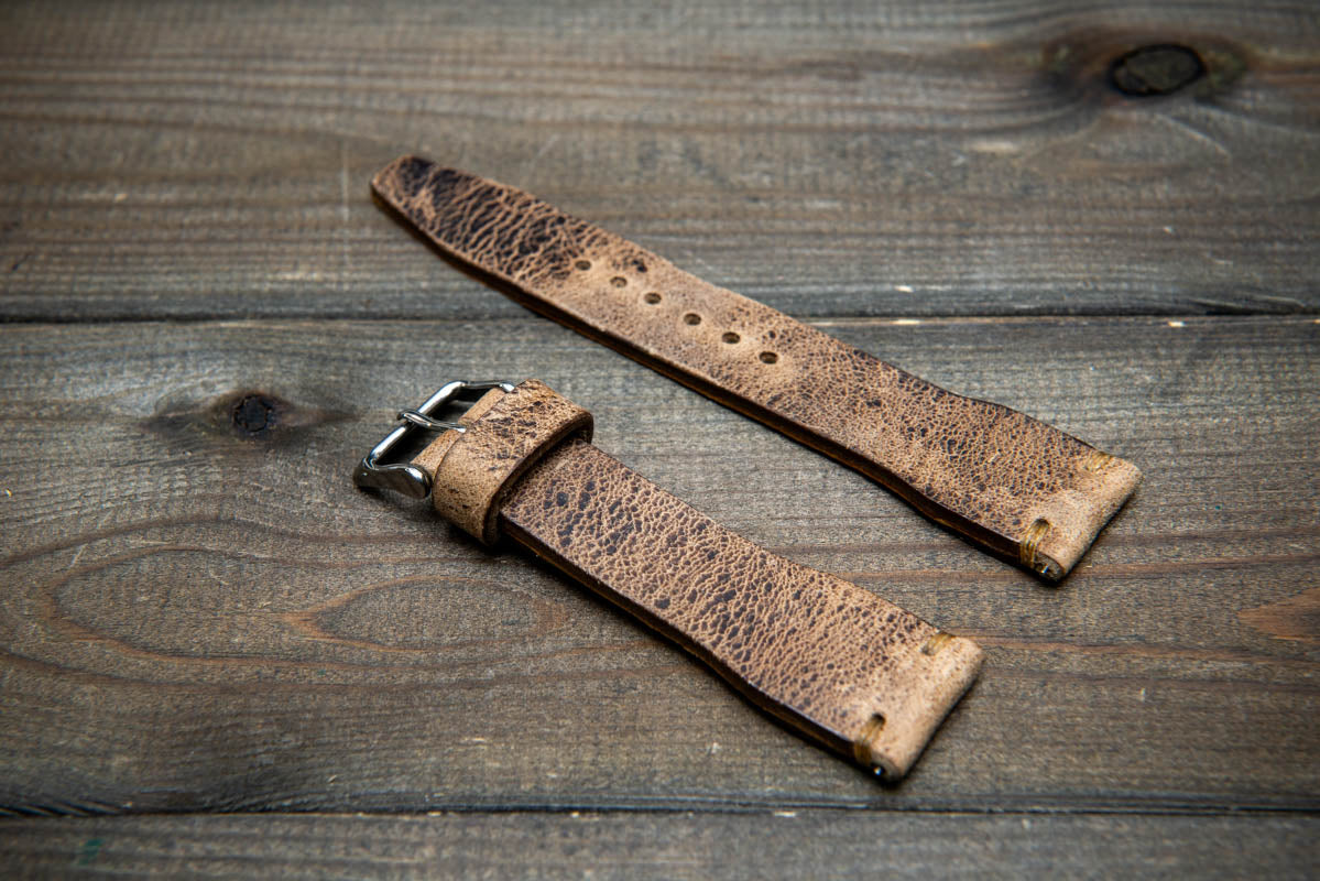 Pilot Desert Dune Finwatchstraps African Kudu Leather Watch Strap – Rugged, Unique & Timeless