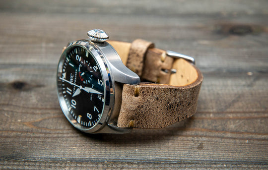 Pilot Desert Dune Finwatchstraps African Kudu Leather Watch Strap – Rugged, Unique & Timeless