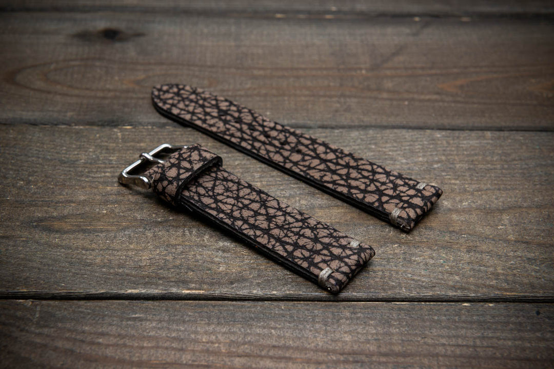 Stone Ridge Bison Leather Watch Strap