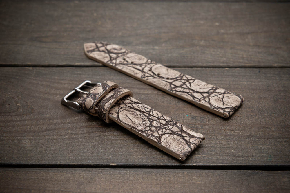 Desert Vein – Handmade Alligator Leather Watch Strap