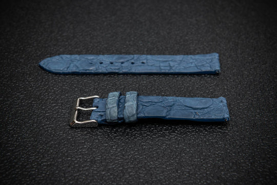 Atlantic Breeze Alligator Watch Strap – Handmade in Finland, Limited Edition