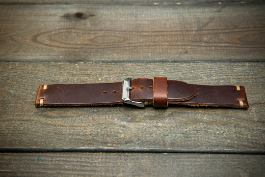 Dark Brown Horween Leather Strap