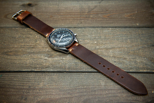 Dark Brown Horween Leather Strap