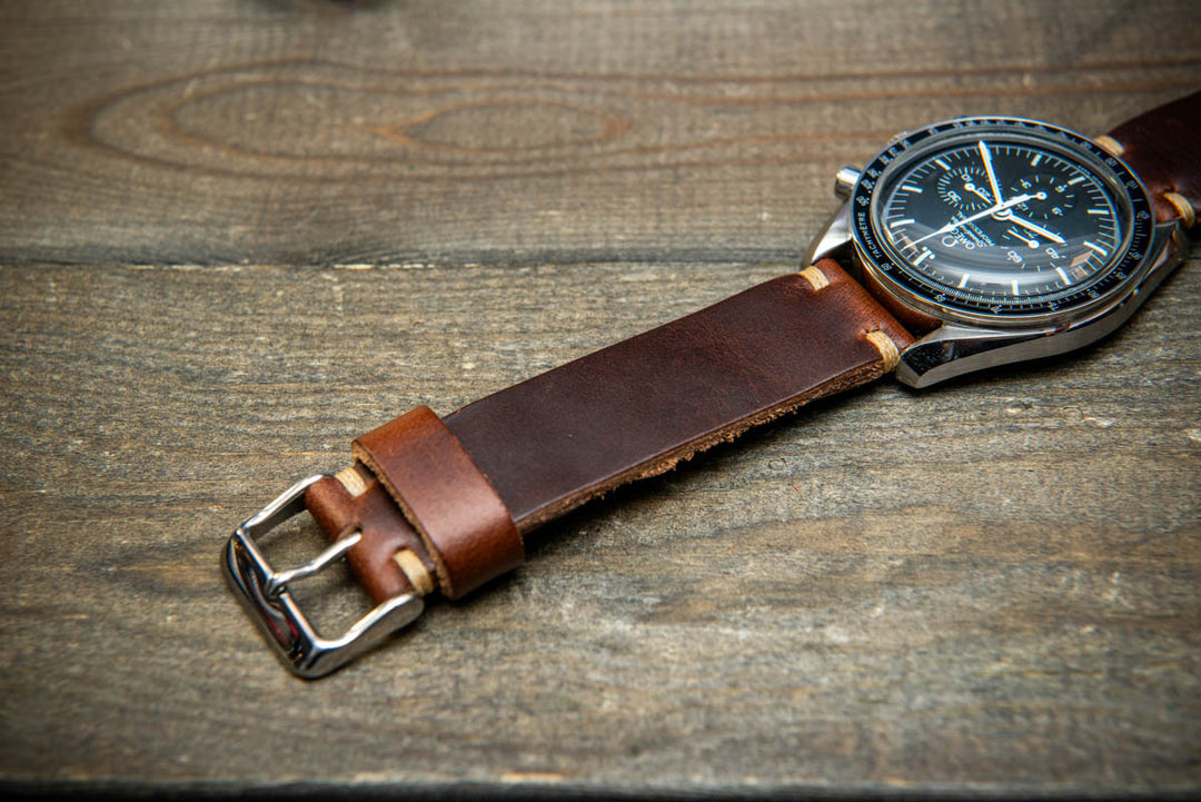 Dark Brown Horween Leather Strap