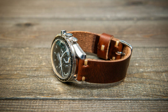 Dark Brown Horween Leather Strap