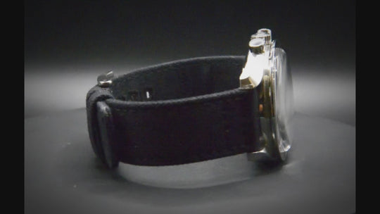 Army premium canvas watch strap, canvas watch band. Handmade in Finland - 20 mm, 22 mm.