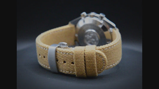 Vintage canvas watch strap.