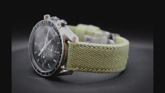 Vintage canvas watch strap.