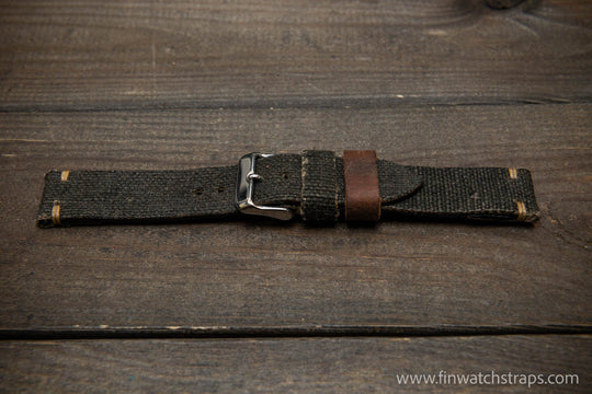 Watch strap, watch band, leather watch strap, leather watch band, finwatchstraps